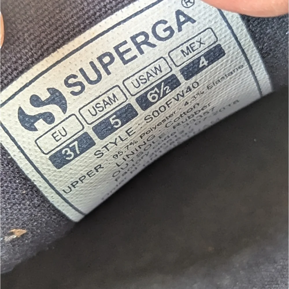 Anthropologie Superga Velvet Stars 90s Grunge Cotu Fantasy Sneakers Women's 6.5